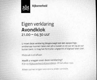 Vrijwilligerswerk Tijdens De Avondklok Link050